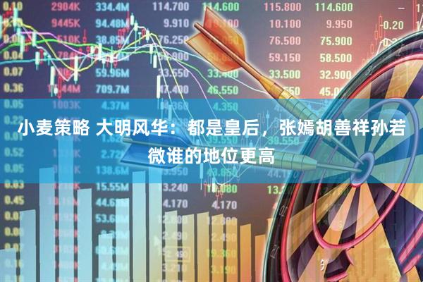 小麦策略 大明风华：都是皇后，张嫣胡善祥孙若微谁的地位更高